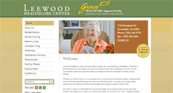 Desktop Screenshot of leewoodhealthcarecenter.com